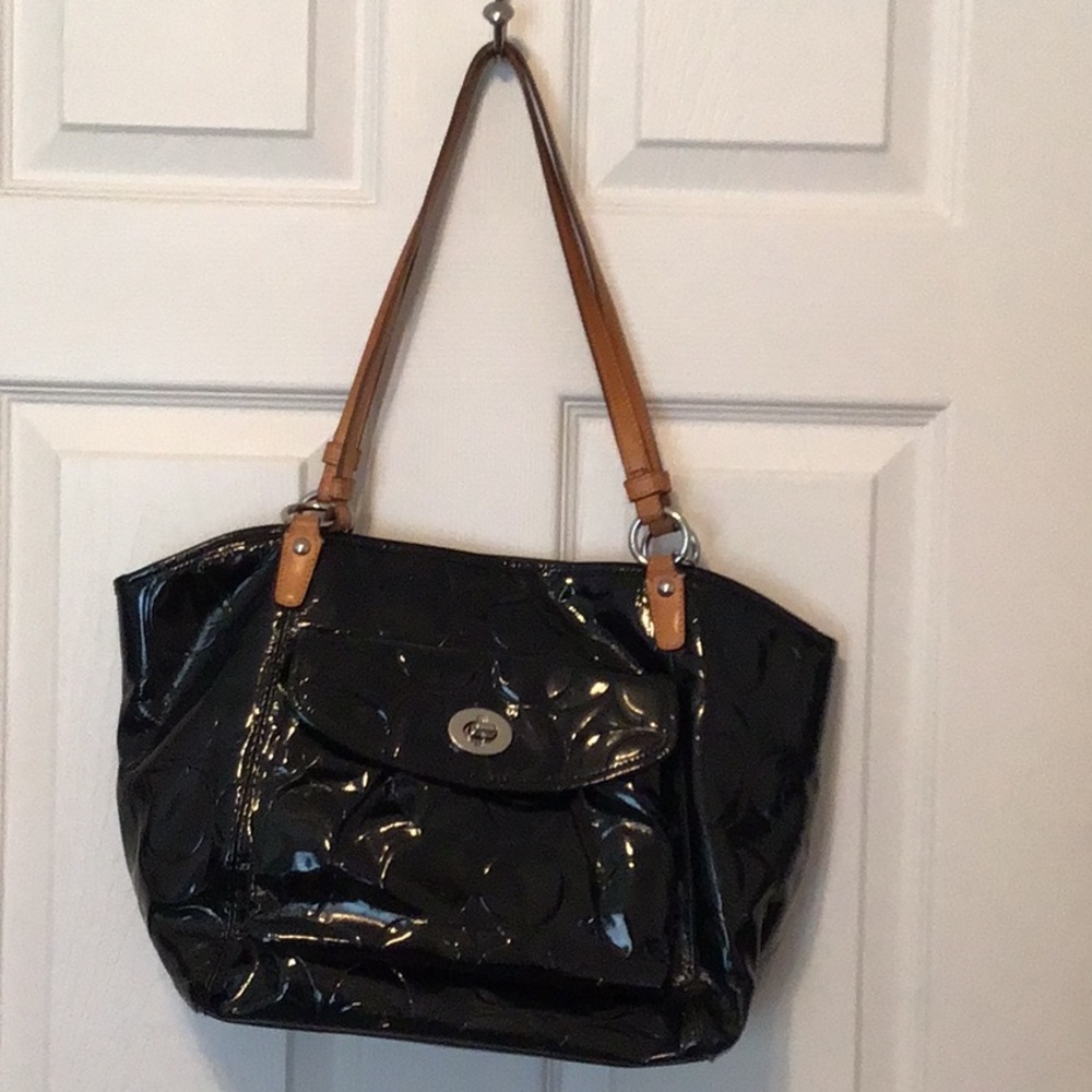 Black Coach Shoulder Bag